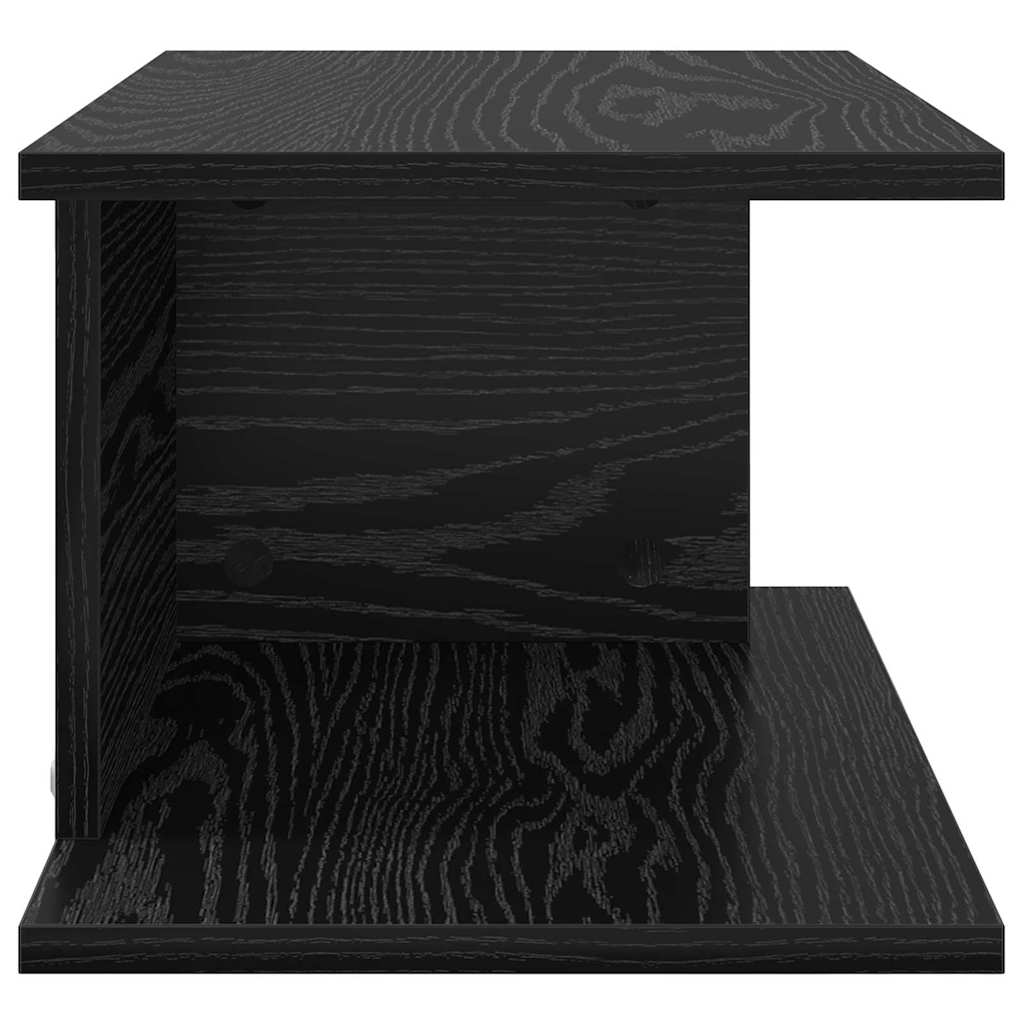 vidaXL Stolik nocny 2 pcs Czarny Dąb 40 x 30 x 25 cm