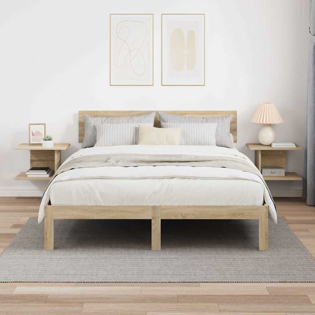 vidaXL Stolik nocny 2 pcs Dąb Sonoma 40 x 30 x 25 cm