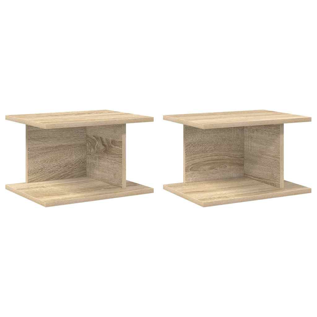 vidaXL Stolik nocny 2 pcs Dąb Sonoma 40 x 30 x 25 cm