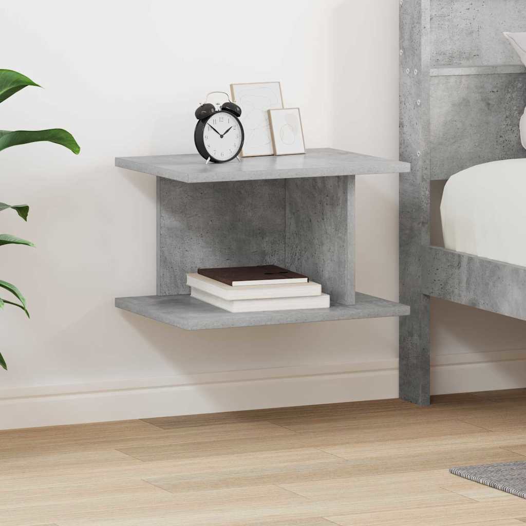 vidaXL Stolik nocny Betonowy szary 40 x 30 x 25 cm