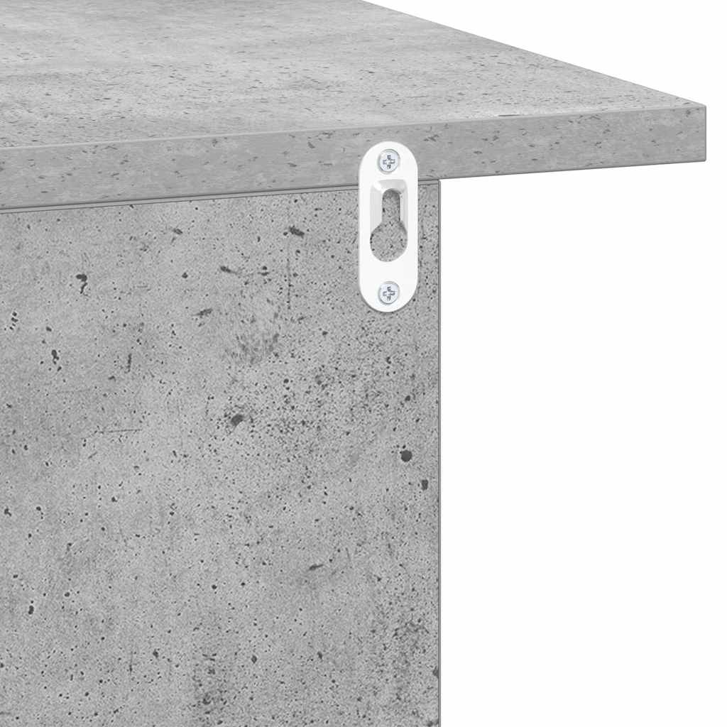 vidaXL Stolik nocny 2 pcs Betonowy szary 40 x 30 x 25 cm