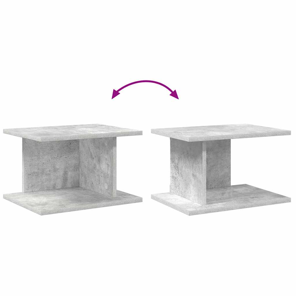 vidaXL Stolik nocny 2 pcs Betonowy szary 40 x 30 x 25 cm