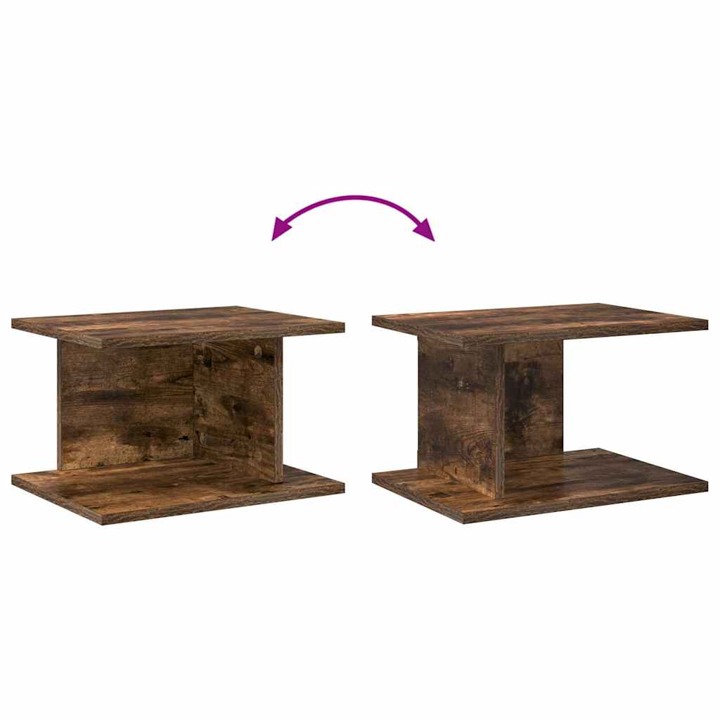 vidaXL Stolik nocny 2 pcs Dąb wędzony 40 x 30 x 25 cm
