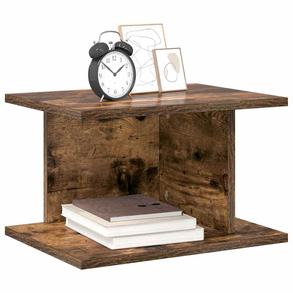 vidaXL Stolik nocny 2 pcs Dąb wędzony 40 x 30 x 25 cm