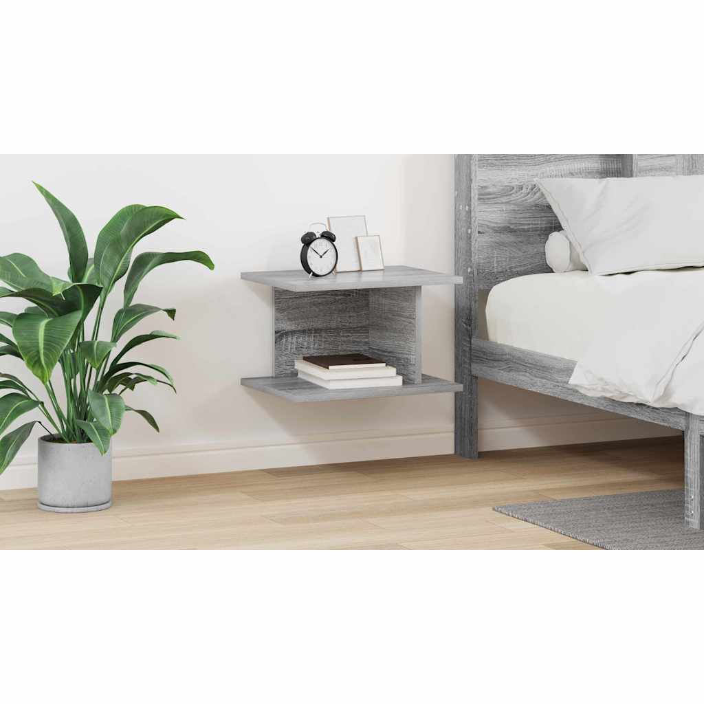 vidaXL Stolik nocny Szary Sonoma 40 x 30 x 25 cm Drewno inżynieryjne
