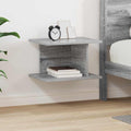 vidaXL Stolik nocny Szary Sonoma 40 x 30 x 25 cm