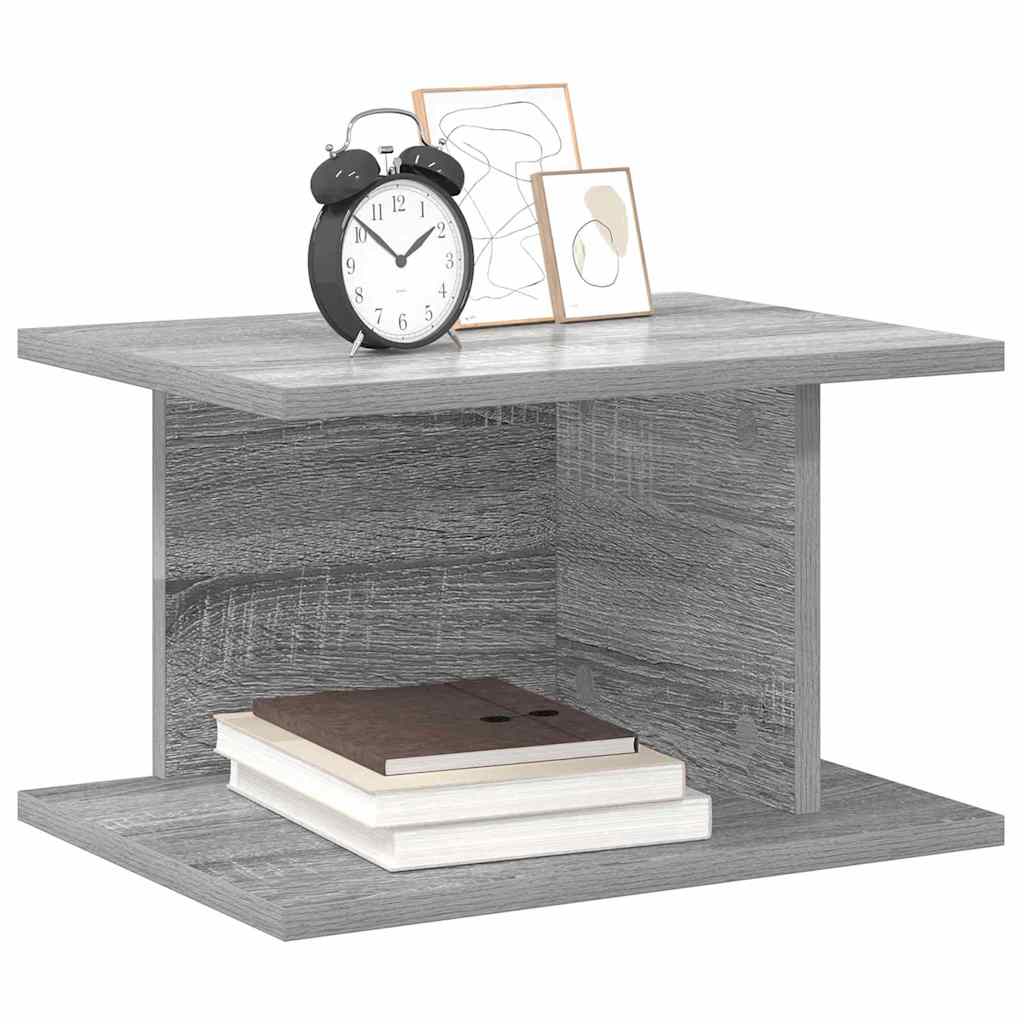 vidaXL Stolik nocny Szary Sonoma 40 x 30 x 25 cm