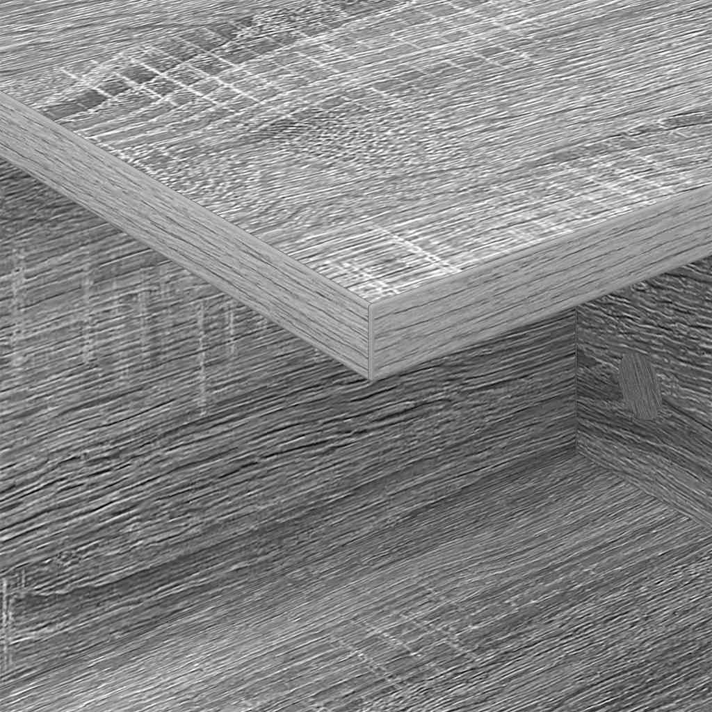 vidaXL Stolik nocny 2 pcs Szary Sonoma 40 x 30 x 25 cm