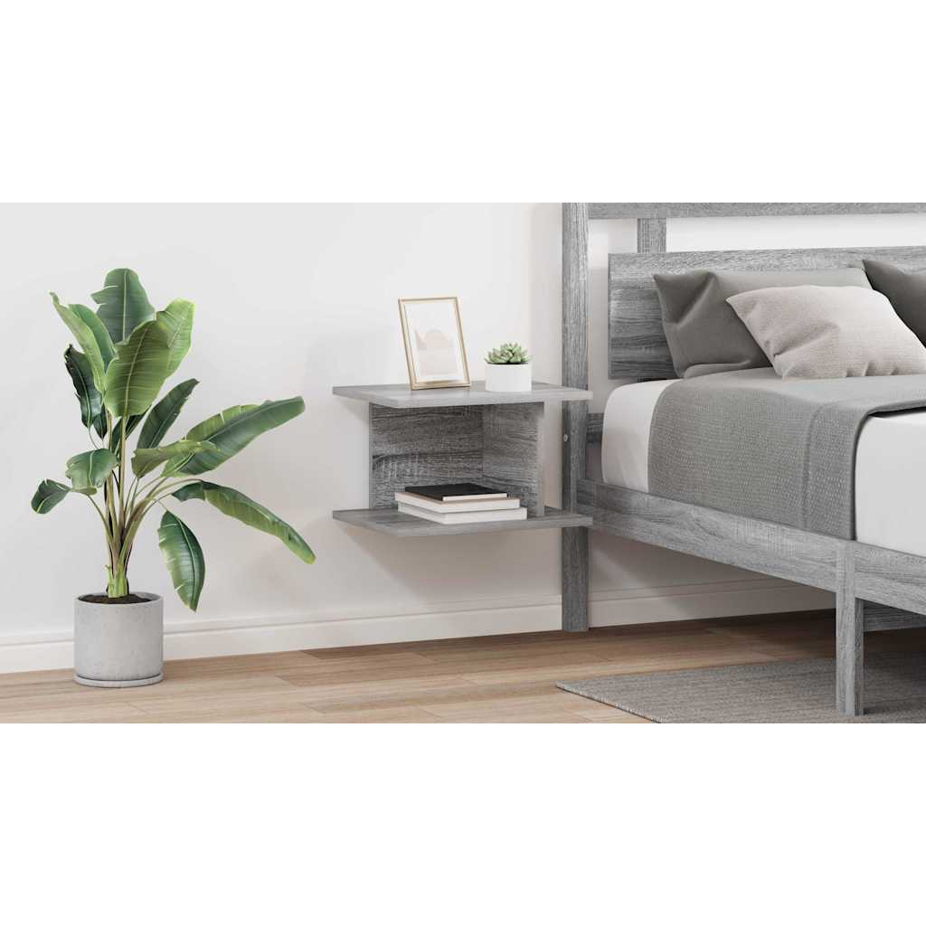 vidaXL Stolik nocny 2 szt. Szary Sonoma 40 x 30 x 25 cm