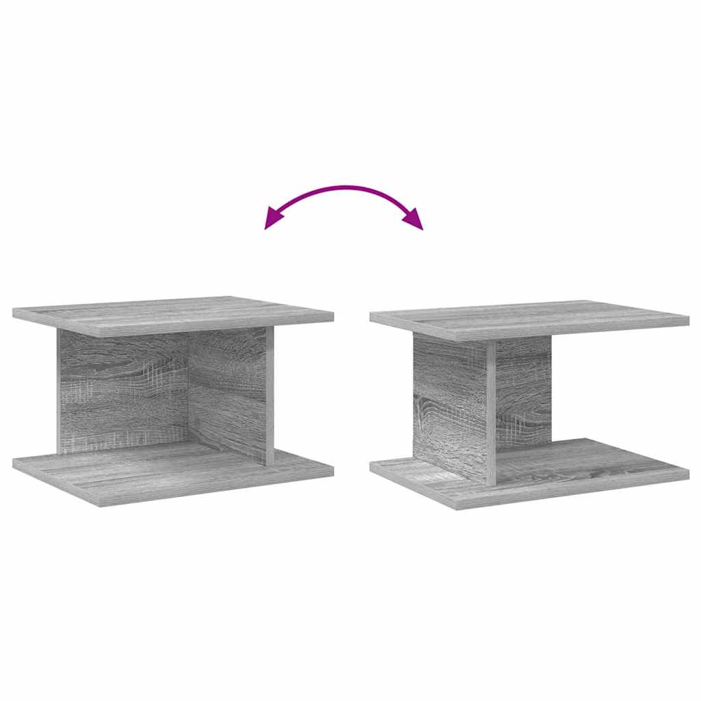 vidaXL Stolik nocny 2 pcs Szary Sonoma 40 x 30 x 25 cm
