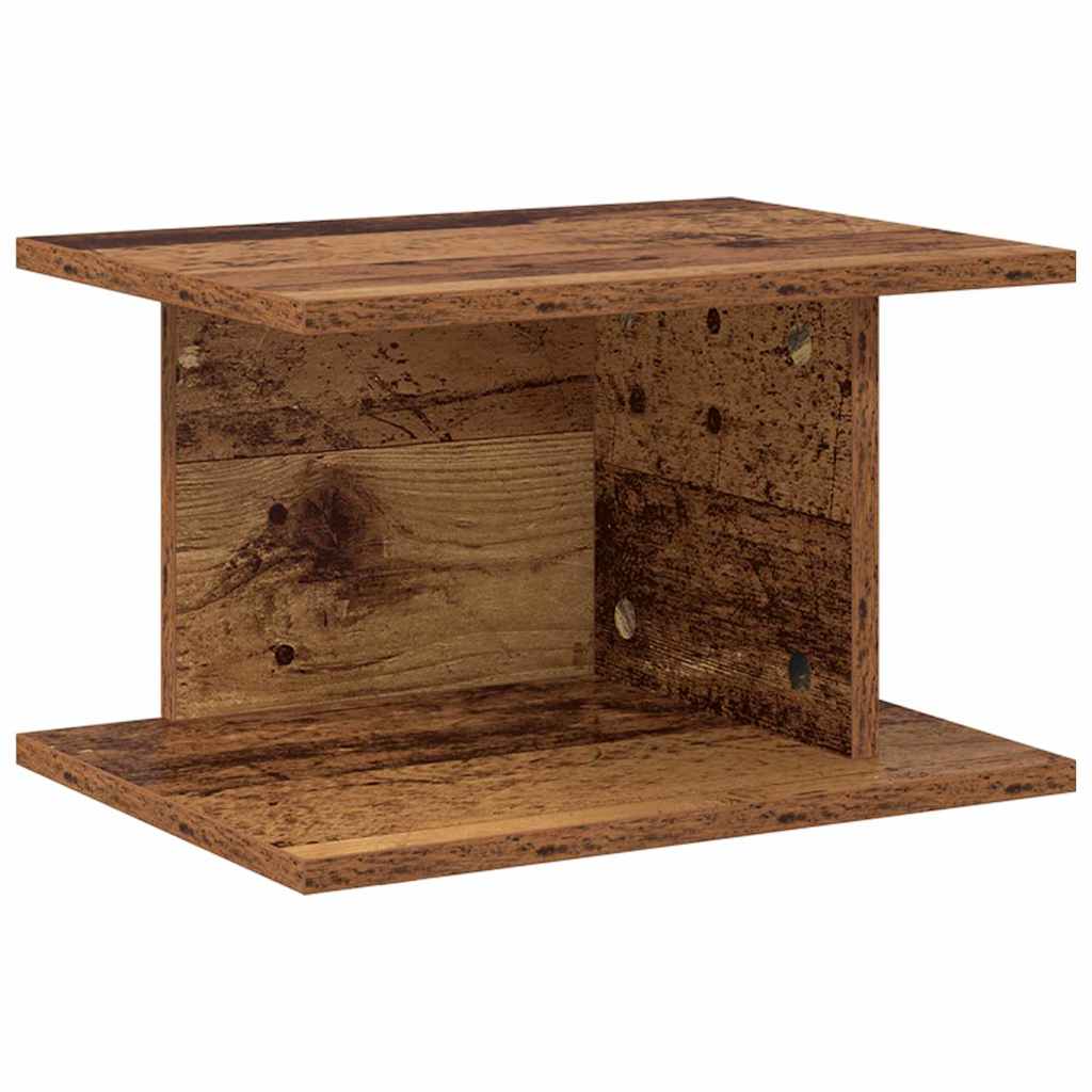 vidaXL Stolik nocny 2 pcs Stare drewno 40 x 30 x 25 cm
