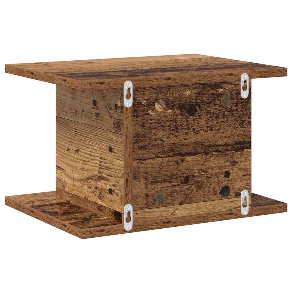 vidaXL Stolik nocny 2 pcs Stare drewno 40 x 30 x 25 cm