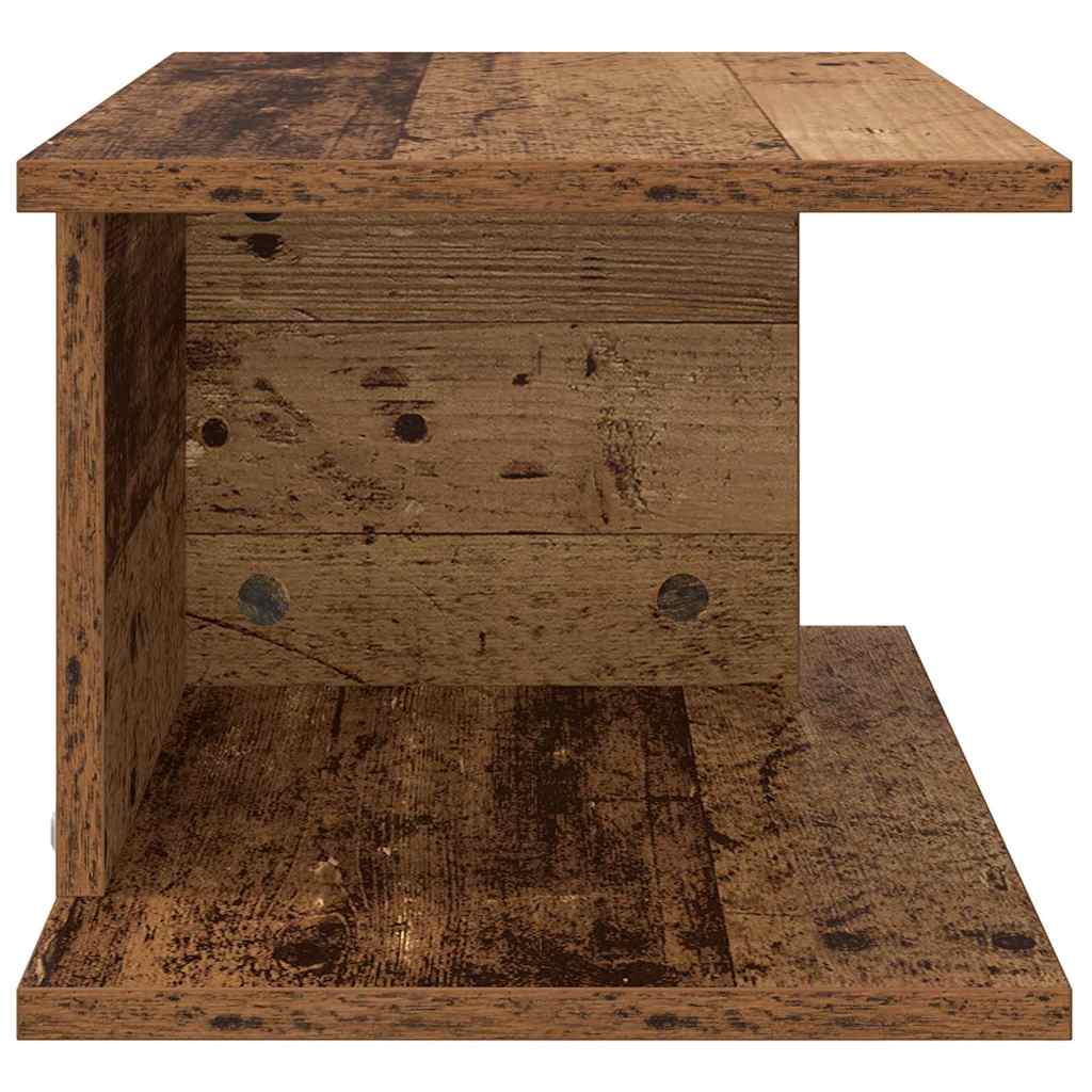 vidaXL Stolik nocny 2 pcs Stare drewno 40 x 30 x 25 cm