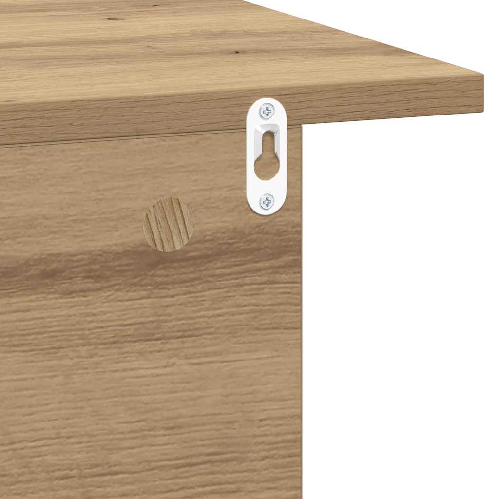 vidaXL Stolik nocny 2 pcs Dąb rzemieślniczy 40 x 30 x 25 cm