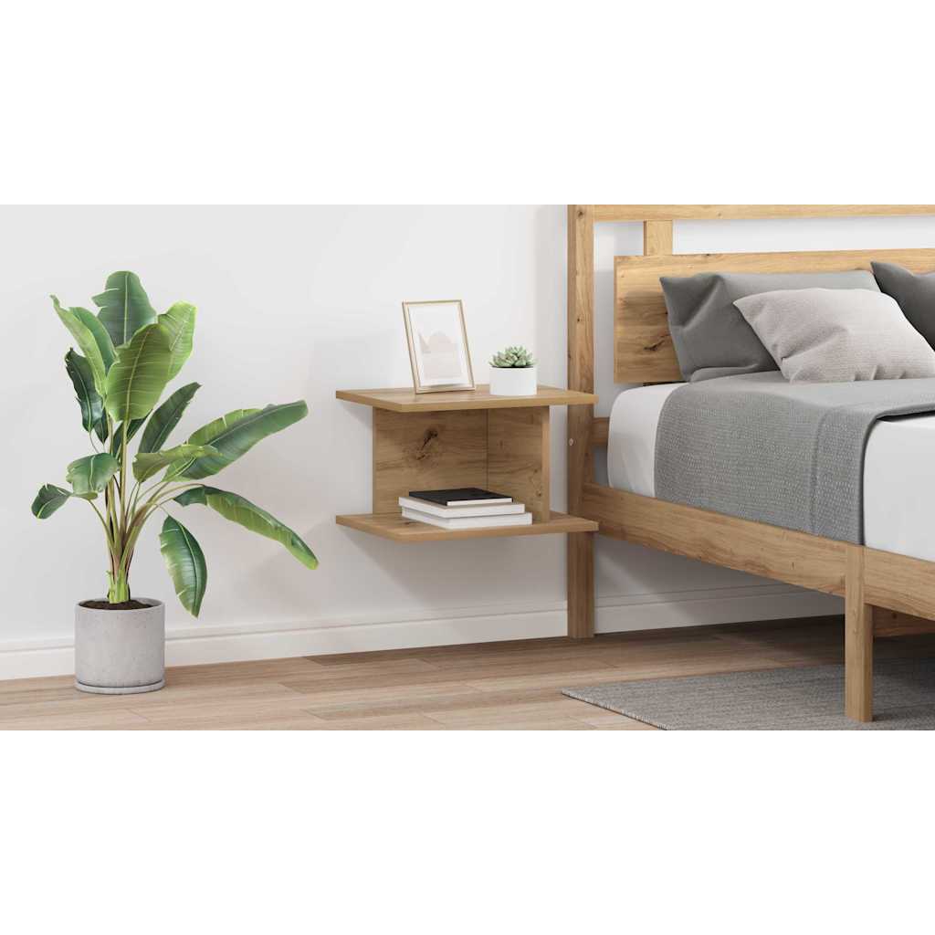 vidaXL Stolik nocny 2 szt. Dąb rzemieślniczy 40 x 30 x 25 cm