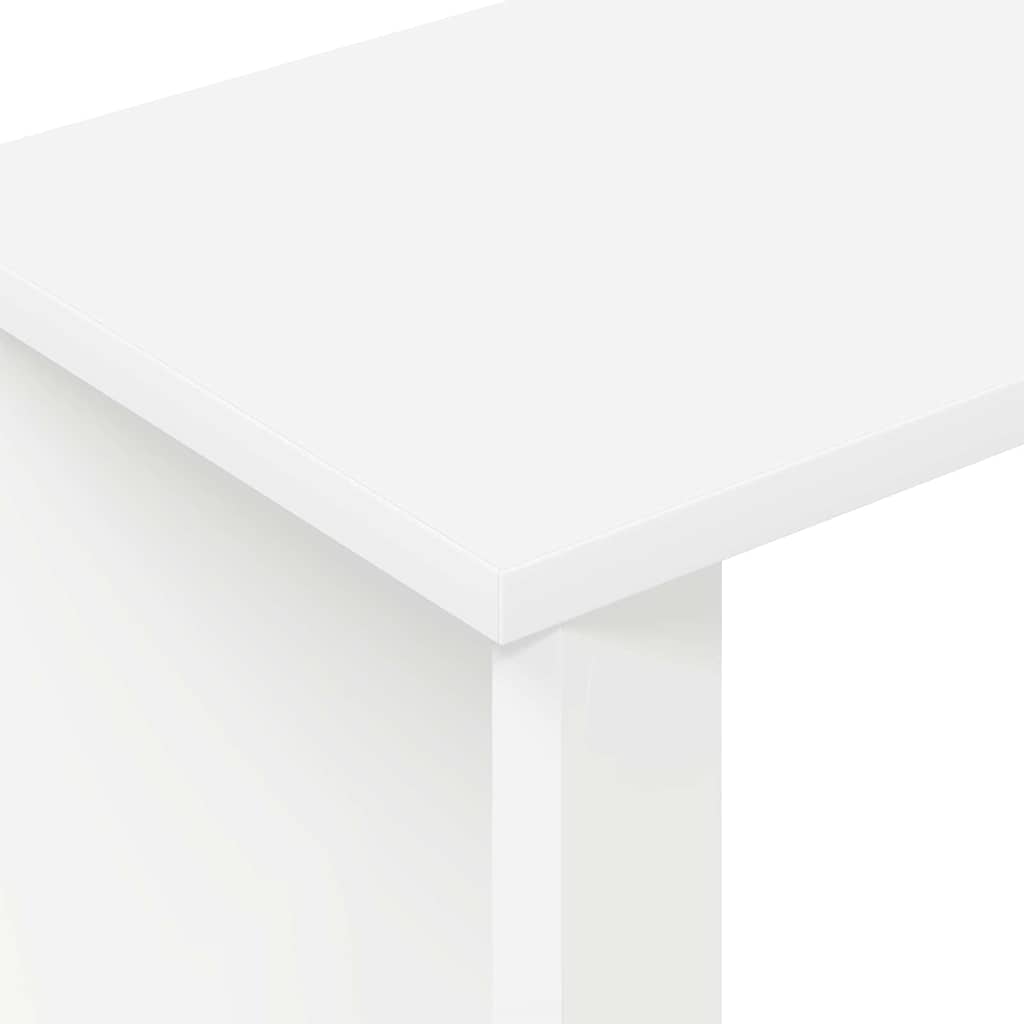 vidaXL Stolik końcowy Biały 35 x 25 x 50 cm Materiał drewnopochodny