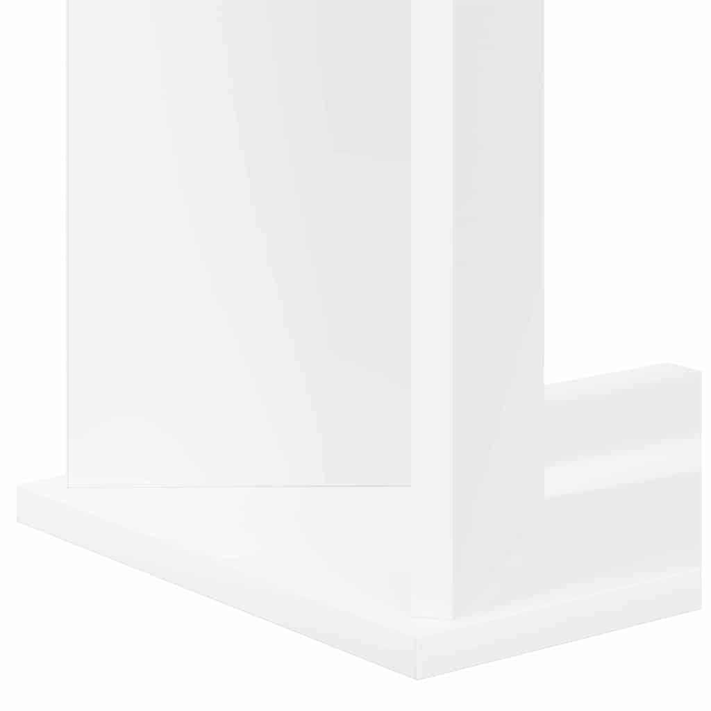 vidaXL Stolik końcowy Biały 35 x 25 x 50 cm Materiał drewnopochodny