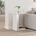 vidaXL Stolik końcowy Biały 35 x 25 x 50 cm Materiał drewnopochodny