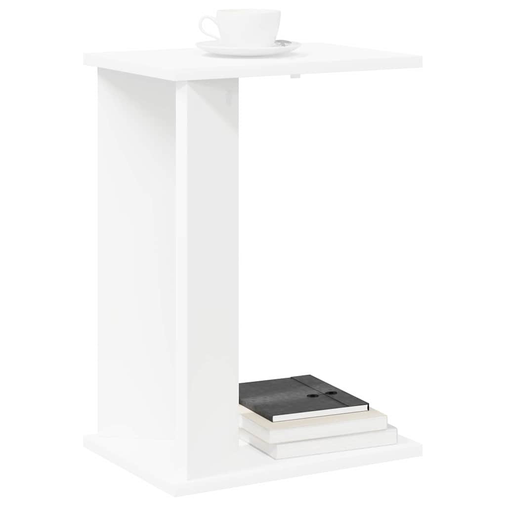 vidaXL Stolik końcowy Biały 35 x 25 x 50 cm Drewno inżynieryjne