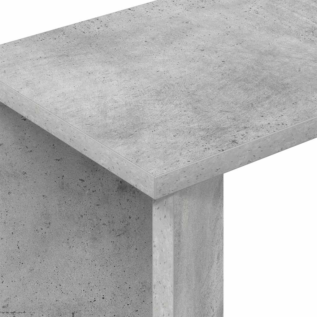 vidaXL Stolik końcowy Betonowy szary 35 x 25 x 50 cm