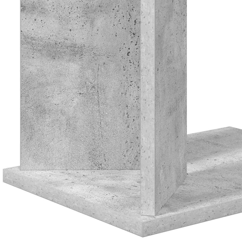 vidaXL Stolik końcowy Betonowy szary 35 x 25 x 50 cm