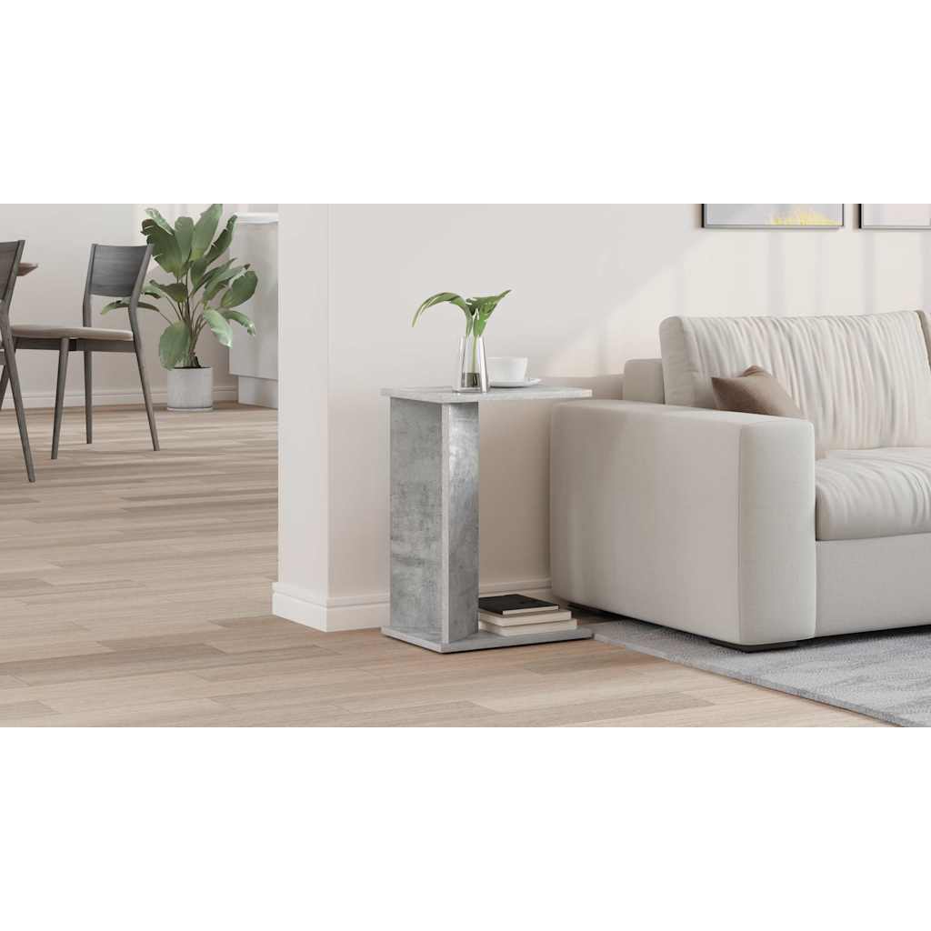 vidaXL Stolik końcowy Betonowy szary 35 x 25 x 50 cm