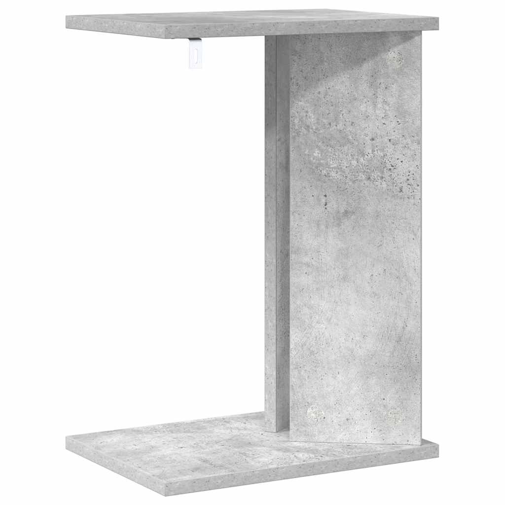 vidaXL Stolik końcowy Betonowy szary 35 x 25 x 50 cm