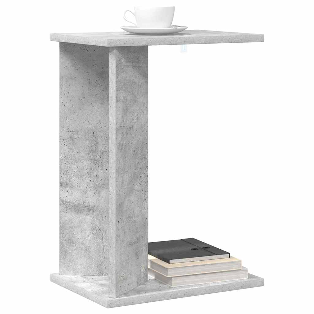 vidaXL Stolik końcowy Betonowy szary 35 x 25 x 50 cm