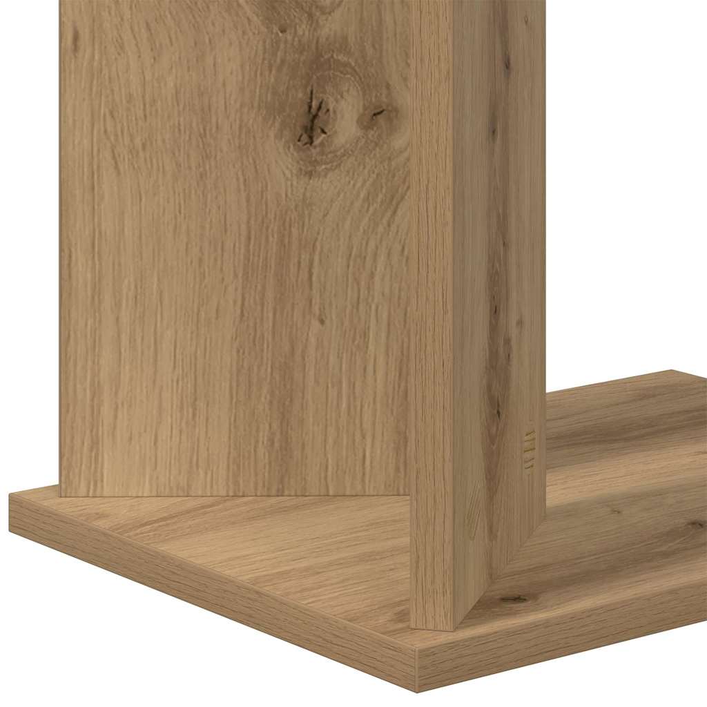 vidaXL Stolik końcowy Dąb rzemieślniczy 35 x 25 x 50 cm