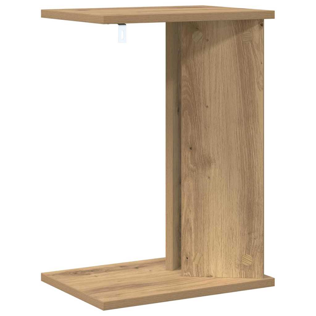 vidaXL Stolik końcowy Dąb rzemieślniczy 35 x 25 x 50 cm