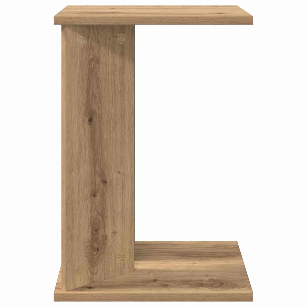 vidaXL Stolik końcowy Dąb rzemieślniczy 35 x 25 x 50 cm