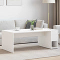 vidaXL Stolik kawowy Biały 101,5 x 50 x 37 cm Materiał drewnopochodny