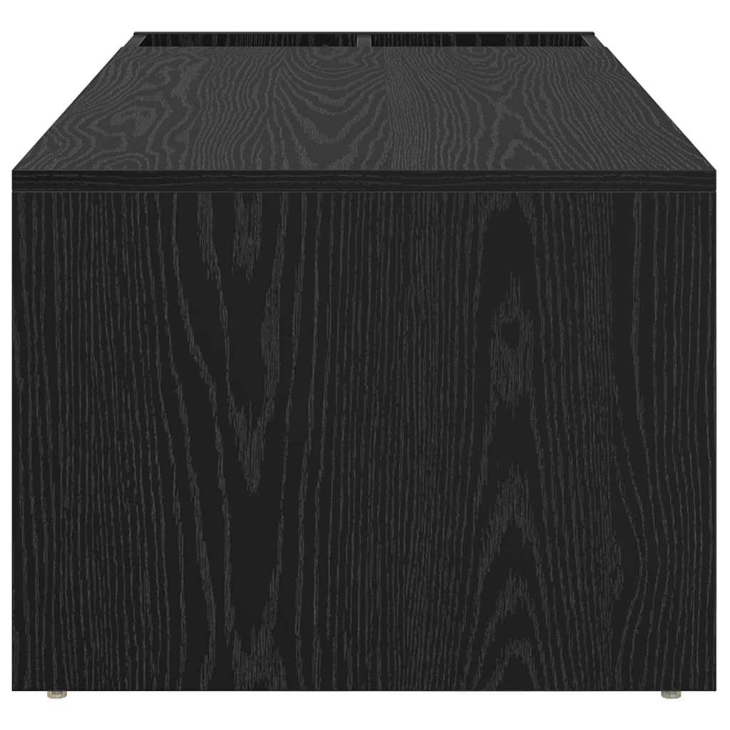 vidaXL Stolik kawowy Czarny Dąb 101,5 x 50 x 37 cm