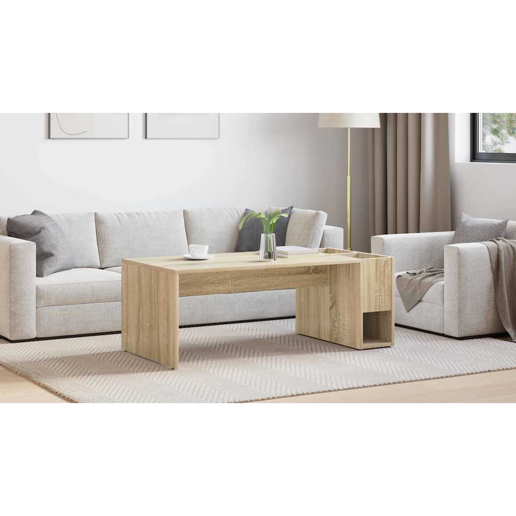 vidaXL Stolik kawowy Dąb Sonoma 101,5 x 50 x 37 cm Drewno inżynieryjne