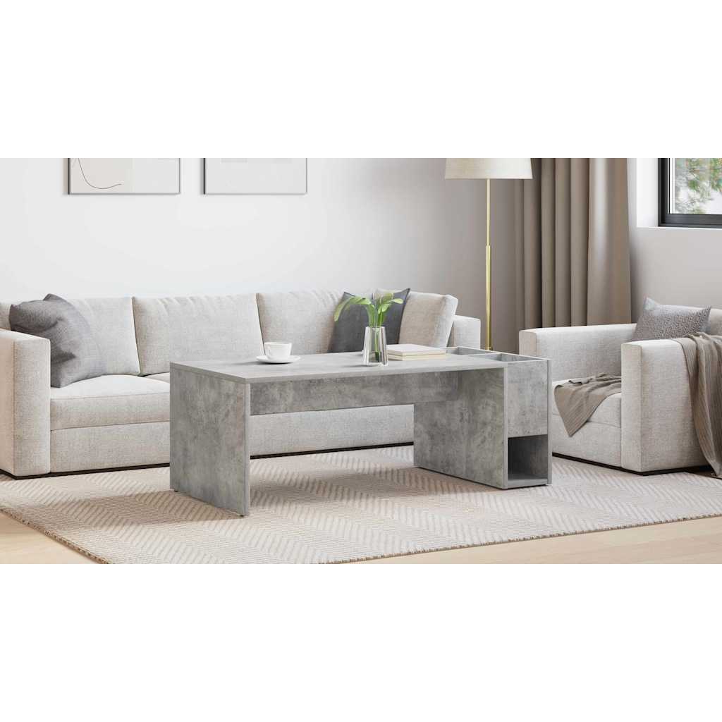 vidaXL Stolik kawowy Betonowy szary 101,5 x 50 x 37 cm