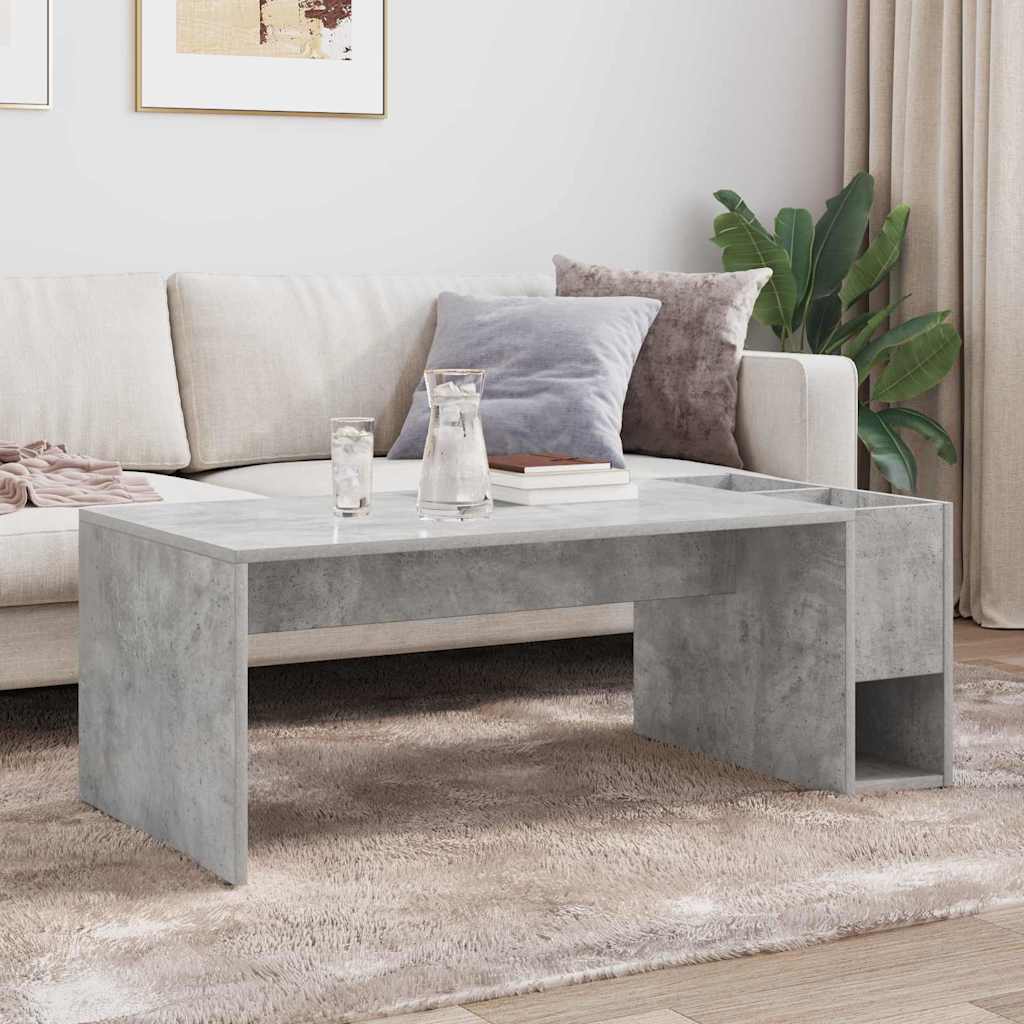 vidaXL Stolik kawowy Betonowy szary 101,5 x 50 x 37 cm