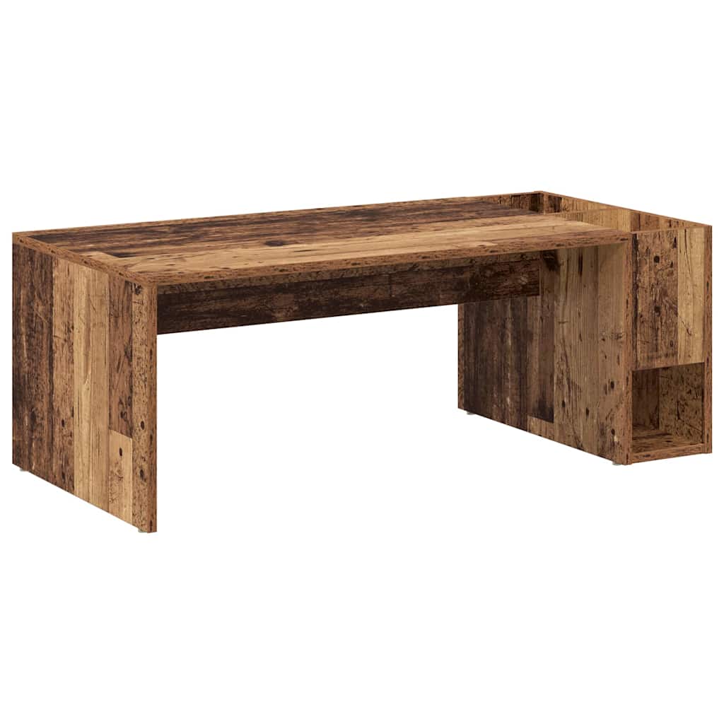 vidaXL Stolik kawowy Stare drewno 101,5 x 50 x 37 cm