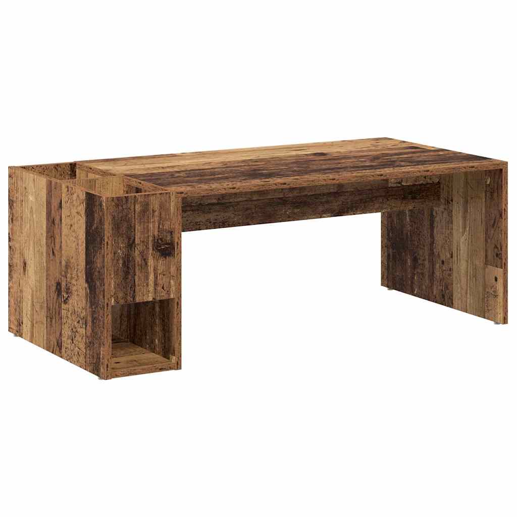 vidaXL Stolik kawowy Stare drewno 101,5 x 50 x 37 cm
