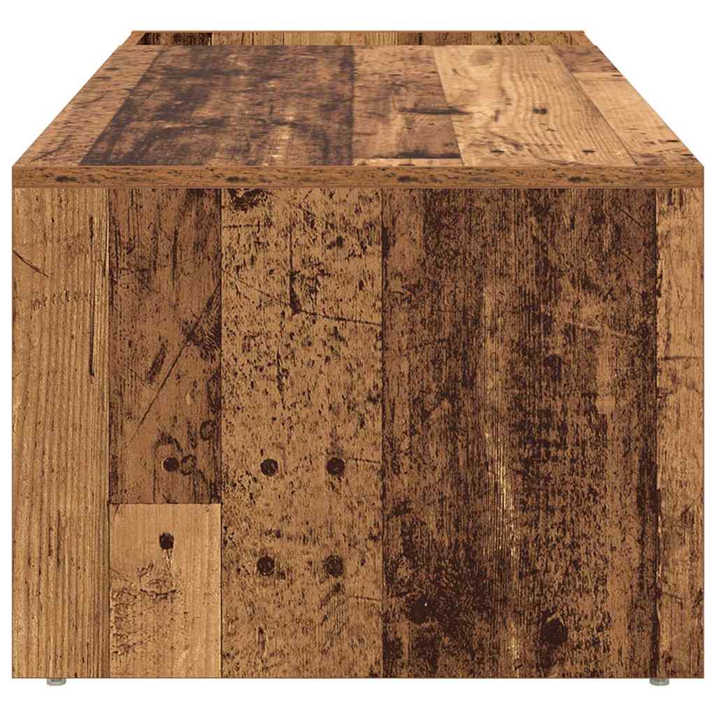 vidaXL Stolik kawowy Stare drewno 101,5 x 50 x 37 cm