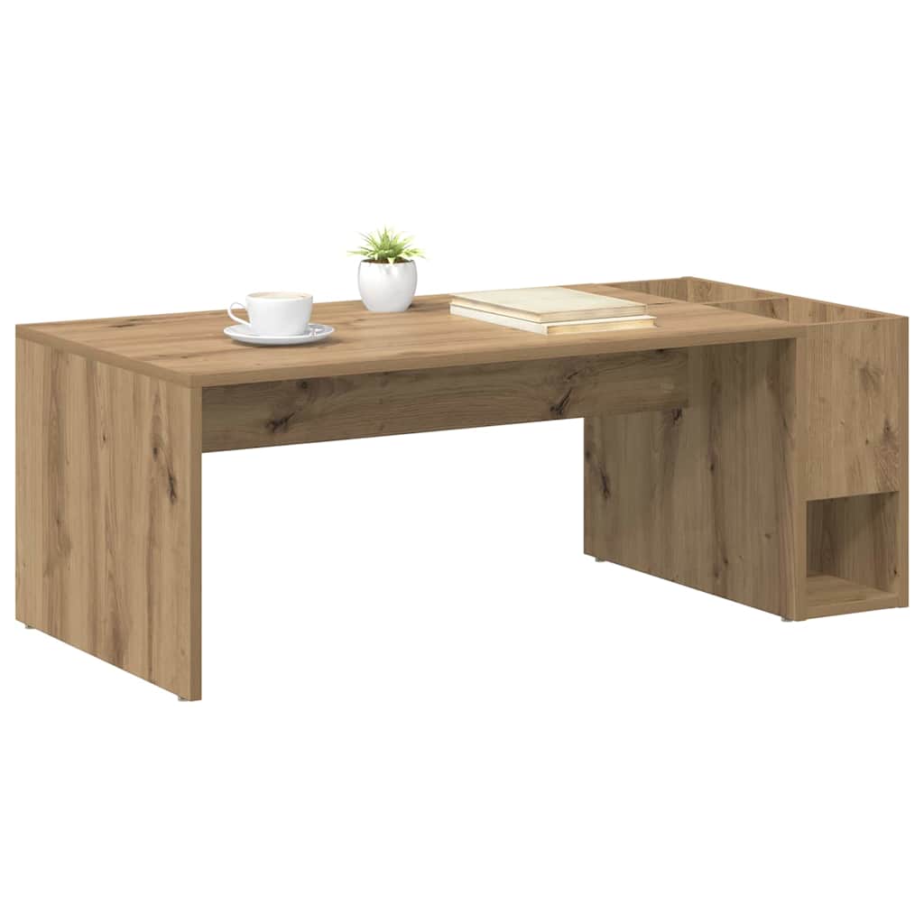 vidaXL Stolik kawowy Dąb rzemieślniczy 101,5 x 50 x 37 cm