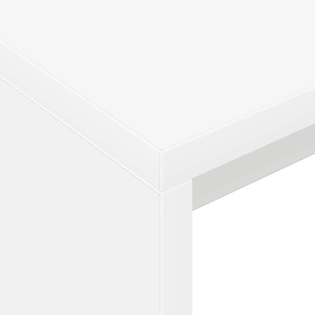 vidaXL Biurko Biały 109 x 50 x 78 cm Materiał drewnopochodny