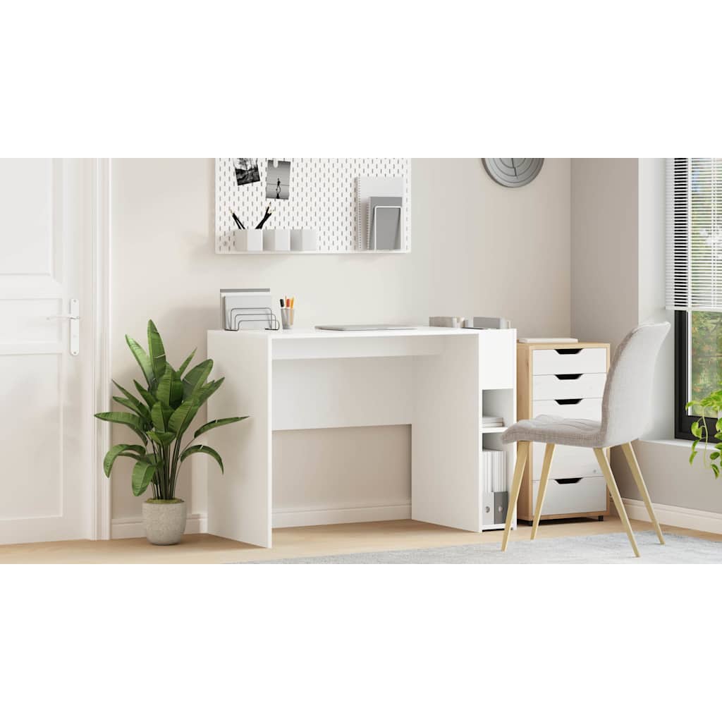 vidaXL Biurko Biały Drewno inżynieryjne 109 x 50 x 78 cm