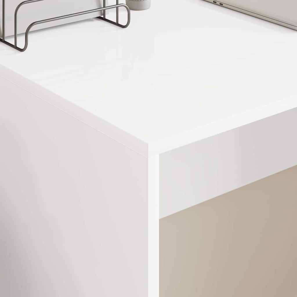 vidaXL Biurko Biały 109 x 50 x 78 cm Materiał drewnopochodny