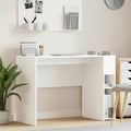 vidaXL Biurko Biały 109 x 50 x 78 cm Materiał drewnopochodny