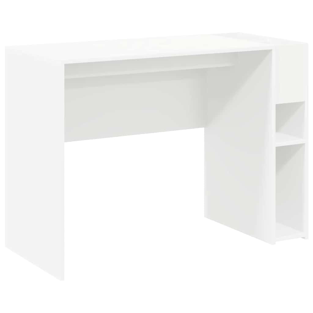 vidaXL Biurko Biały 109 x 50 x 78 cm Materiał drewnopochodny
