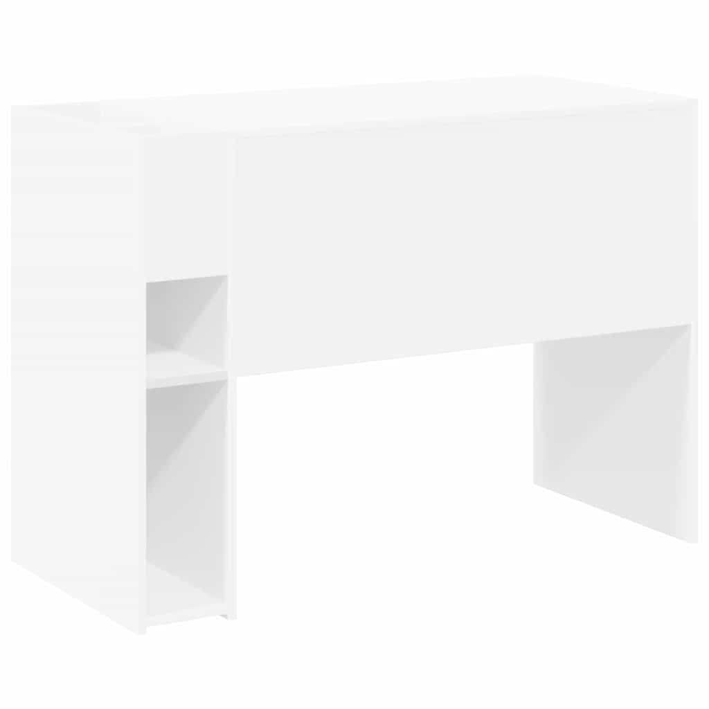 vidaXL Biurko Biały 109 x 50 x 78 cm Materiał drewnopochodny