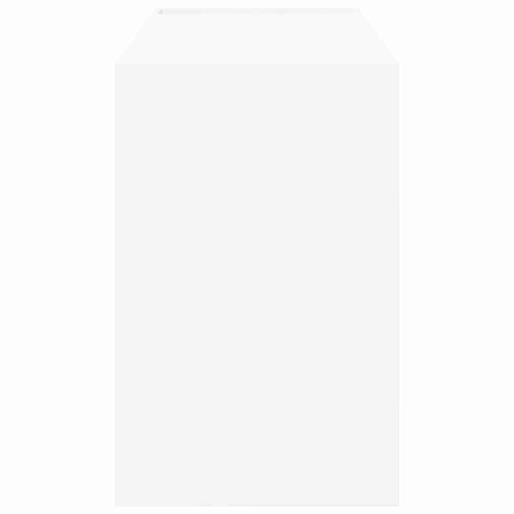 vidaXL Biurko Biały 109 x 50 x 78 cm Materiał drewnopochodny