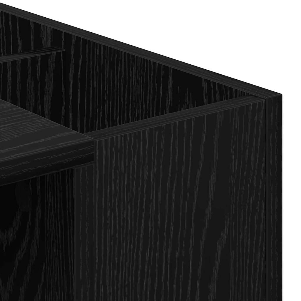 vidaXL Biurko Czarny Dąb 109 x 50 x 78 cm Materiał drewnopochodny