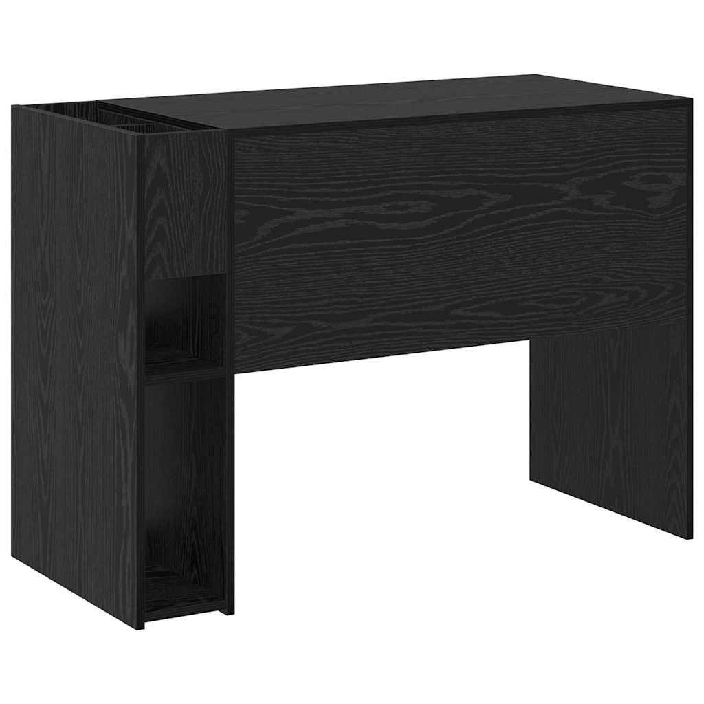 vidaXL Biurko Czarny Dąb Drewno inżynieryjne 109 x 50 x 78 cm