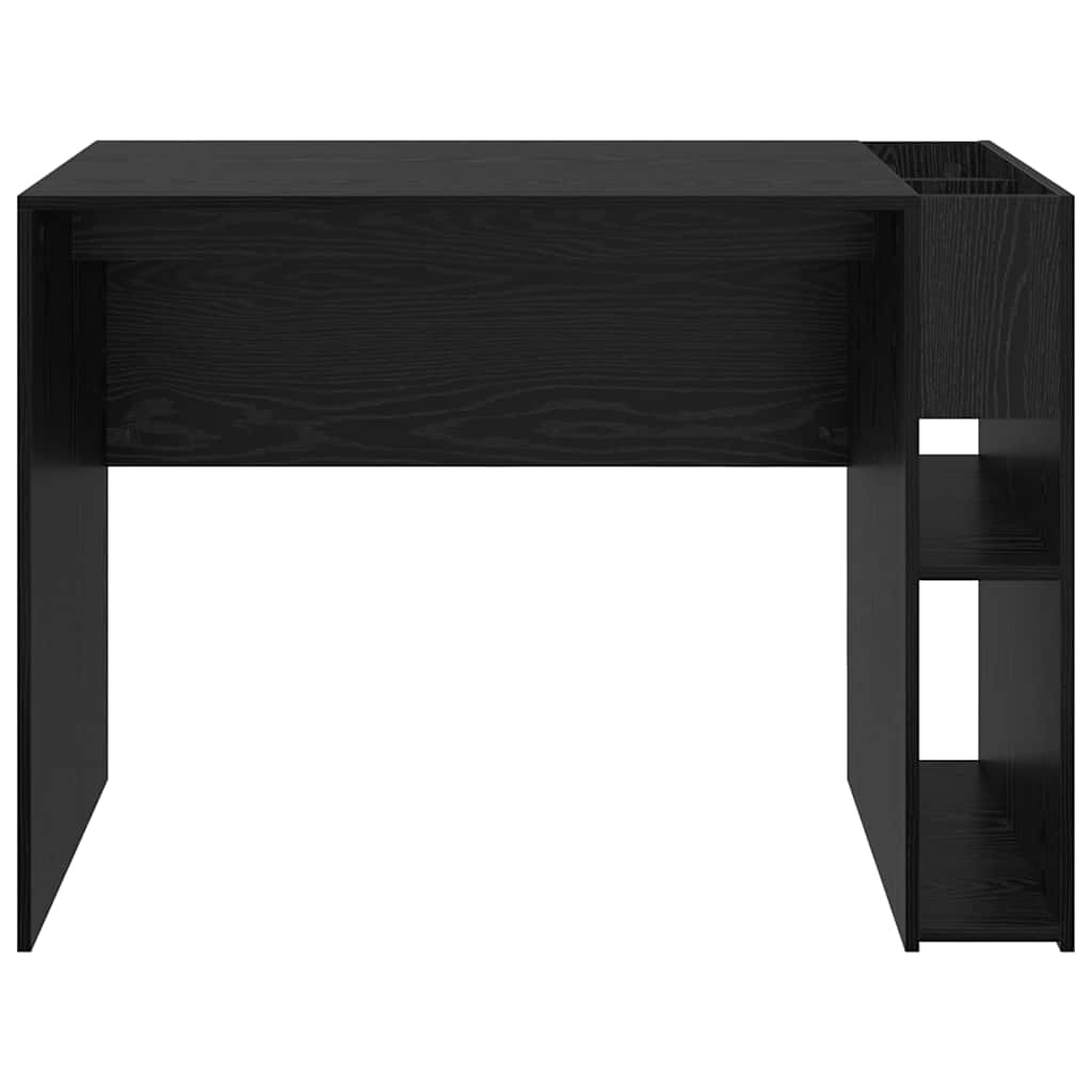 vidaXL Biurko Czarny Dąb 109 x 50 x 78 cm Materiał drewnopochodny